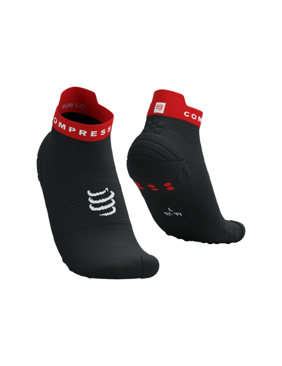 CompresSport Pro Racing Socks V4.0 Low - Black/Core Red (9017)