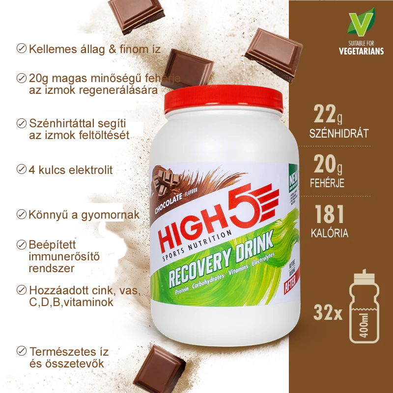 High5 Recovery Drink (32x) 1.62kg Csokoládé