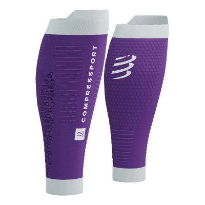 CompresSport R2 3.0 Compression Calf Sleeves (Lilac/White) kép