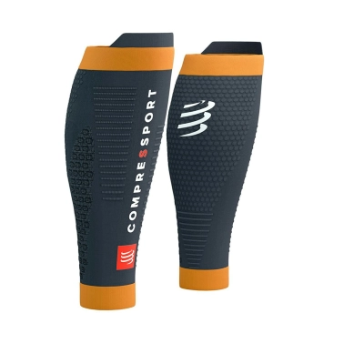 CompresSport R2 3.0 Compression Calf Sleeves - Magnet/Autumn Glory kép