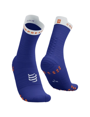 CompresSport Pro Racing Socks V4.0 High (Dazz Blue/White) kép