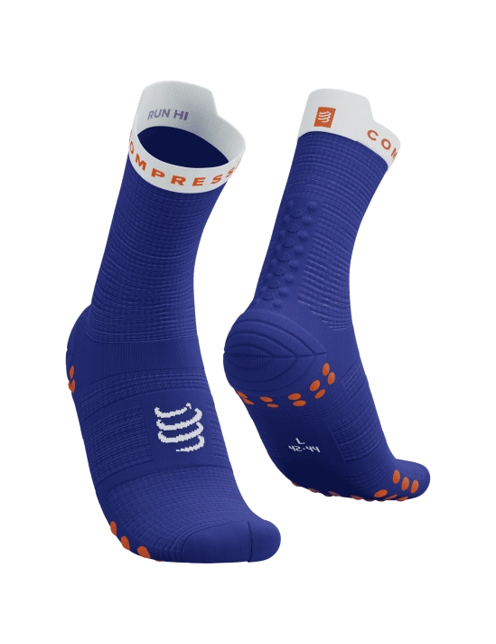 CompresSport Pro Racing Socks V4.0 High (Dazz Blue/White)