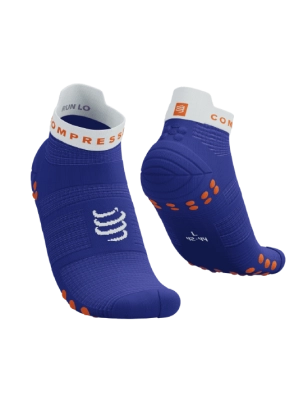 CompresSport Pro Racing Socks V4.0 Low (Dazz Blue/White) kép