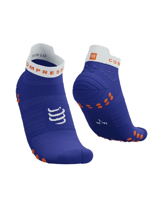 CompresSport Pro Racing Socks V4.0 Low (Dazz Blue/White)