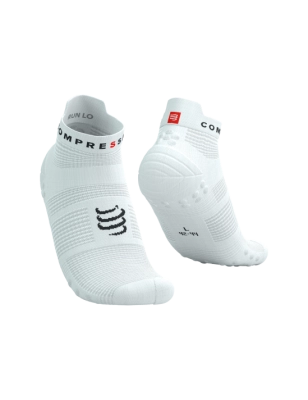 CompresSport Pro Racing Socks V4.0 Low (White/Black) kép