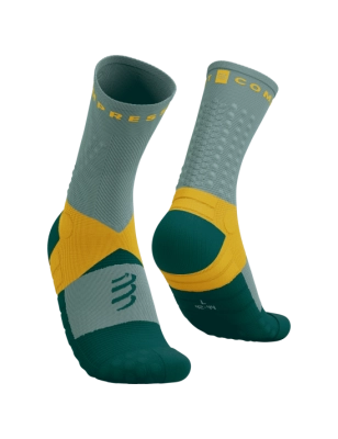 CompresSport Ultra Trail Socks - Slate Grey/Saffron kép