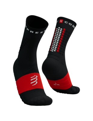 CompresSport Ultra Trail Socks - Black/Red kép