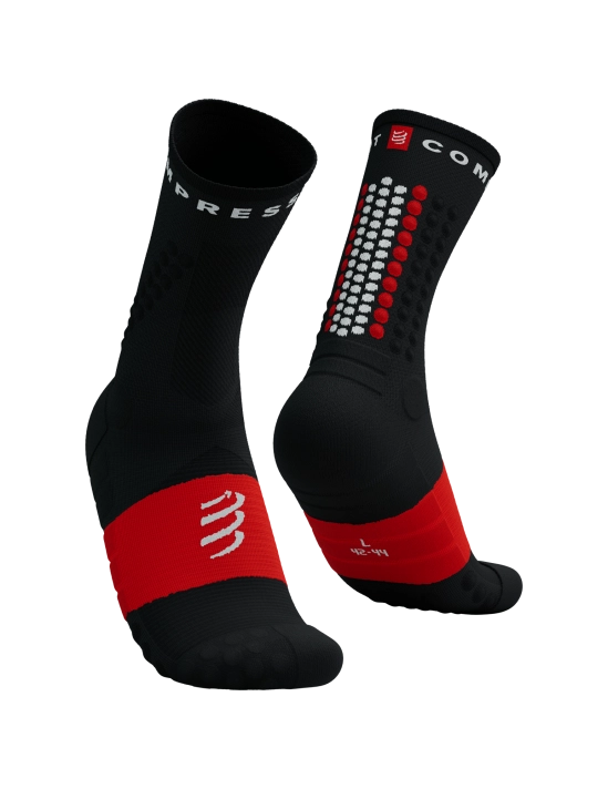 CompresSport Ultra Trail Socks - Black/Red