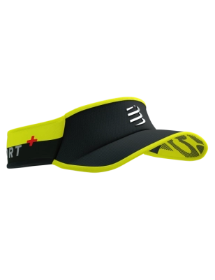 CompresSport Visor Ultralight Flash (Black/Fluo Yellow) kép