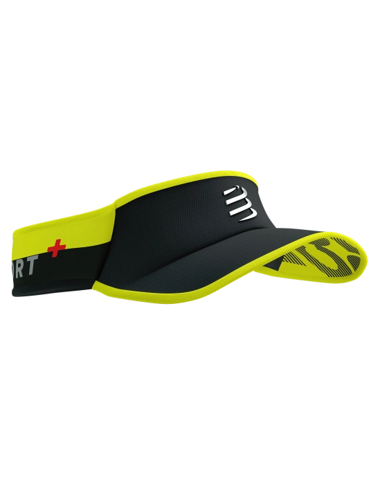 CompresSport Visor Ultralight Flash (Black/Fluo Yellow)