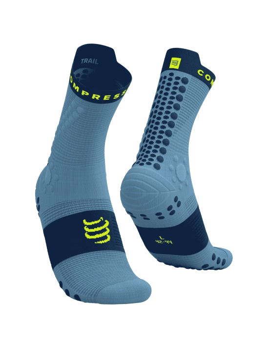 CompresSport Pro Racing Socks V4.0 Trail - Denim/Poseidon