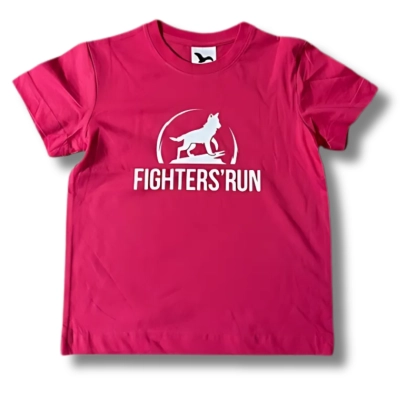 Fighters Run kollekció FR Kids póló elől logós - gyerek (Pink) kép