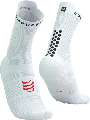 CompresSport Pro Racing Socks v4.0 High - White/Black kép