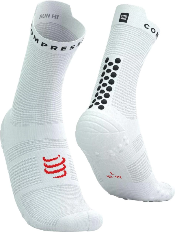 CompresSport Pro Racing Socks v4.0 High - White/Black