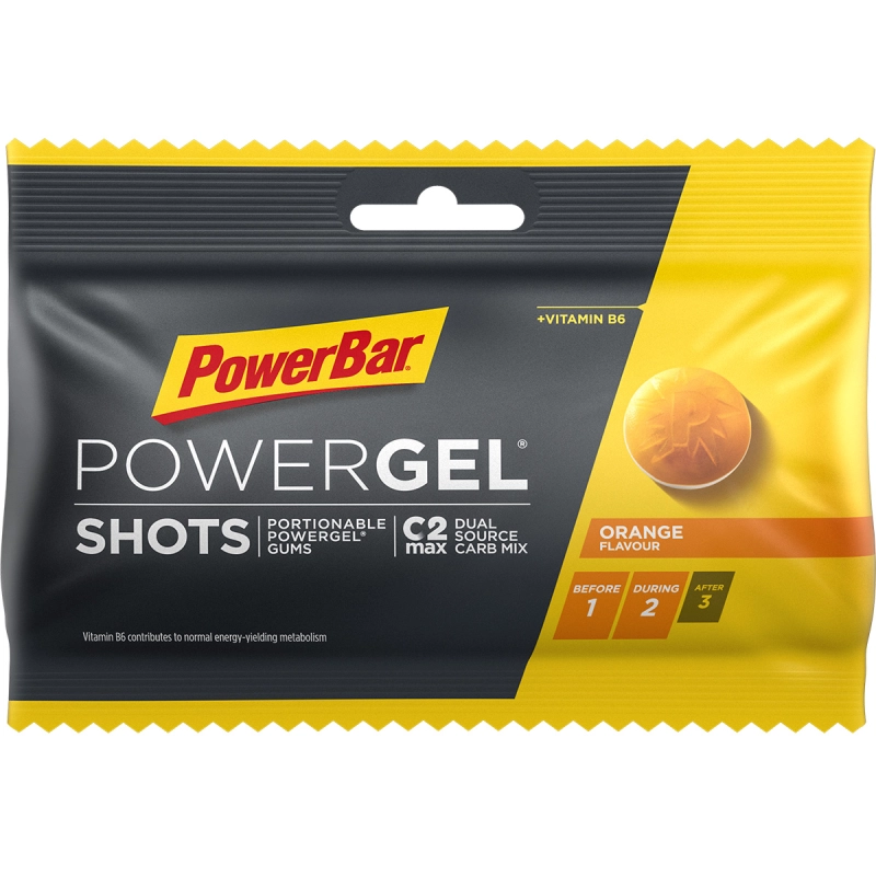 PowerBar PowerGel Shots-60g-Orange