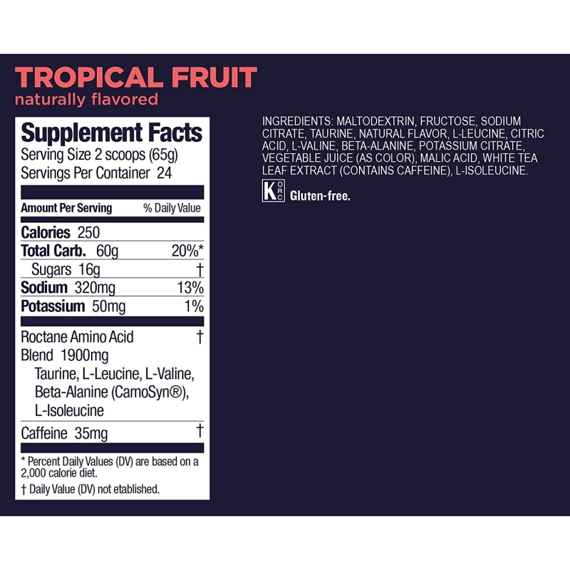 GU – Roctane Energy Drink Mix-65g-Tropical Fruit