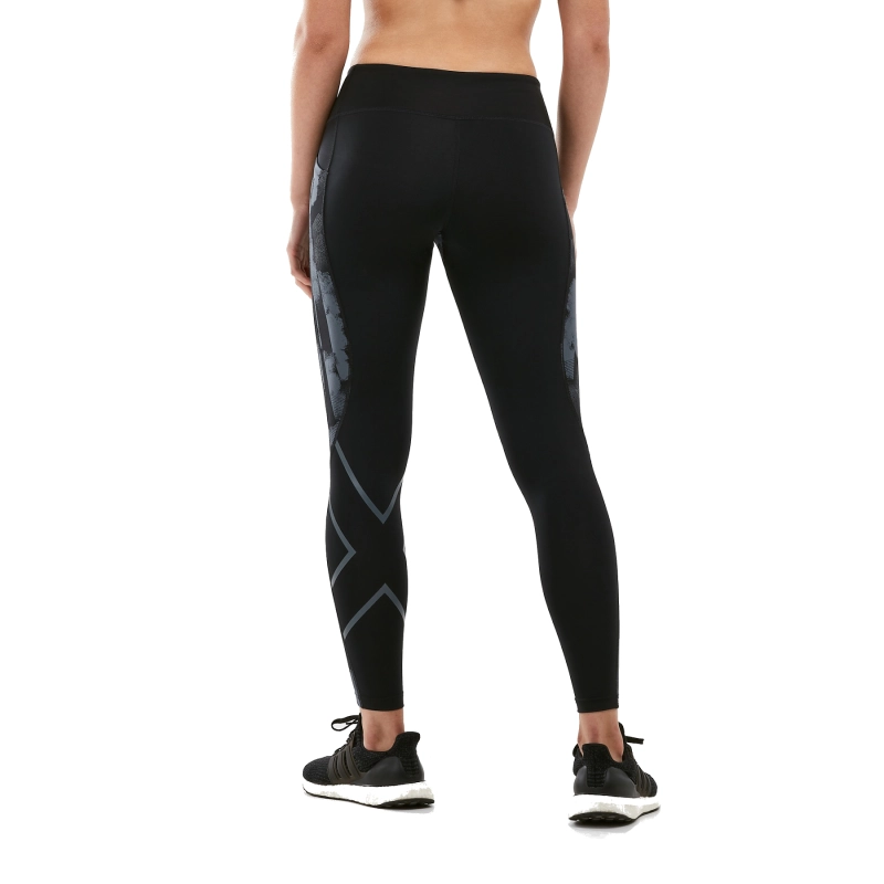 2XU Print Mid-Rise Pocket Compression Tights