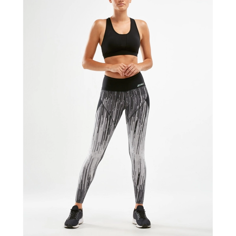 2XU Mid-Rise Splice Compression Tights