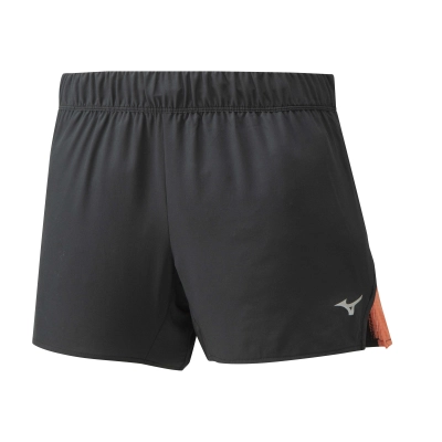 Mizuno - Aero 4.0 short (női-Black/Fusion Coral) kép