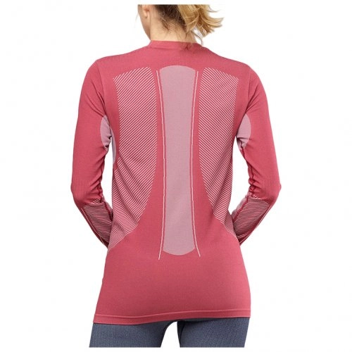 Salomon - PRIMO WARM SEAMLESS TEE W (női-Garnet rose)