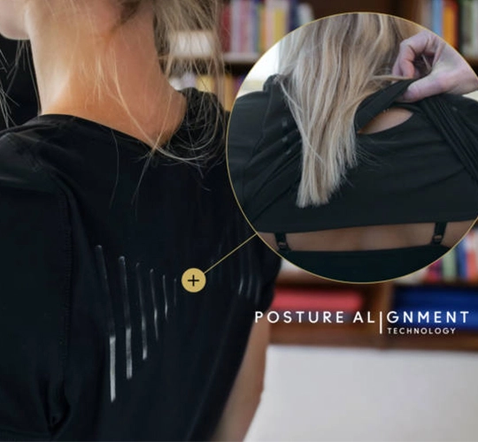 Posture Reminder T-Shirt - női (Black)
