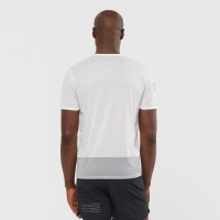 Salomon Sense Tee - férfi (White/Black/Alloy) thumbnail