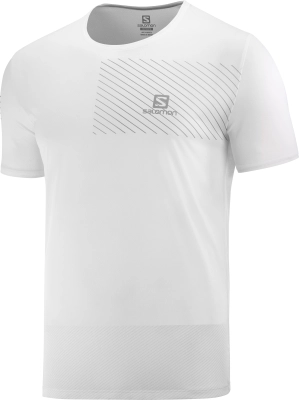 Salomon Sense Tee - férfi (White/Black/Alloy) thumbnail