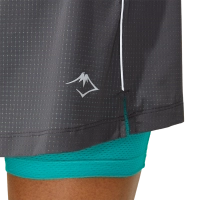 Asics Fujitrail Skort - női (Graphite Grey/Baltic Jewel) thumbnail