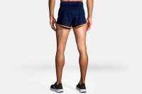 Brooks Sherpa 3 Split Short - férfi (Navy Geo Emboss/Flu) thumbnail