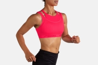 Brooks Drive Mesh Run Bra - női (Fluoro Pink) thumbnail