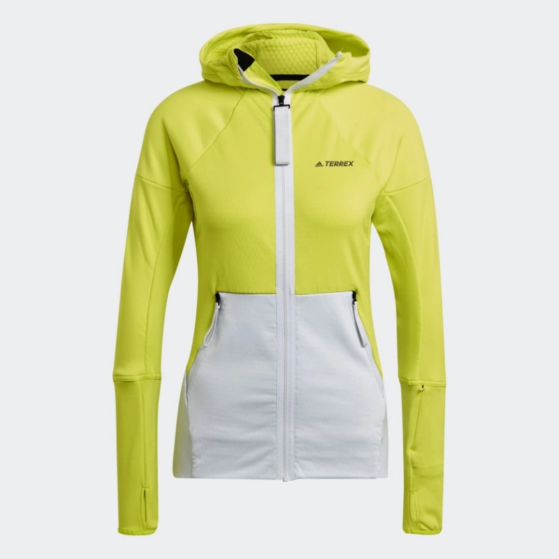 Adidas Terrex Flooce Hooded Jacket - női (Aciyel/Halbl)