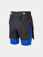 Ronhill Tech Ultra Twin Short - férfi (Black/Azurite) thumbnail