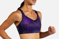 Brooks Drive Convertible Run Bra - női (Matrix Navy Print) thumbnail