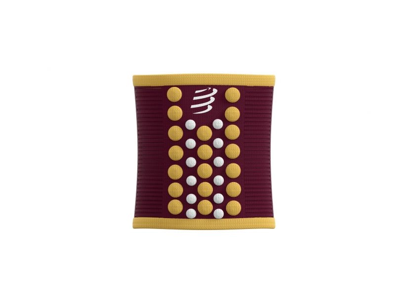 CompresSport Sweatbands 3D.Dots (ZINFANDEL/HONEY)