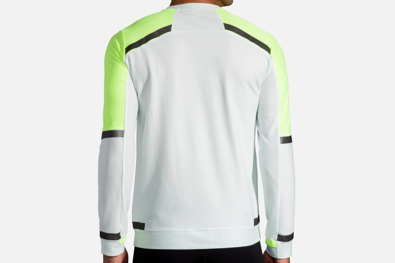 Brooks Carbonite Long Sleeve - férfi (IcyGrey/Nightlife)