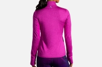 Brooks Brooks Dash 1/2 Zip - női (Heather Magenta) thumbnail