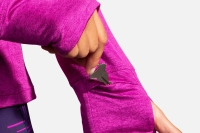 Brooks Brooks Dash 1/2 Zip - női (Heather Magenta) thumbnail