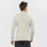 Salomon EXPLORE SEAMLESS HALF ZIP - férfi (Wrought Iron) thumbnail