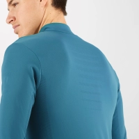 Salomon EXPLORE SEAMLESS HALF ZIP - férfi (Mallard Blue) thumbnail