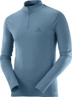 Salomon EXPLORE SEAMLESS HALF ZIP - férfi (Mallard Blue) thumbnail