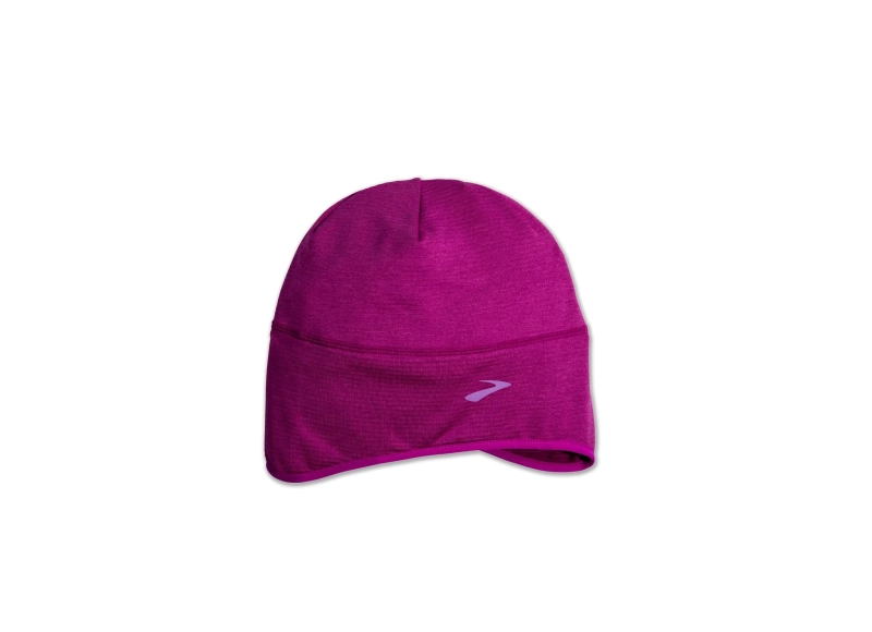 Brooks Notch Thermal Beanie - női (Heather Magenta)