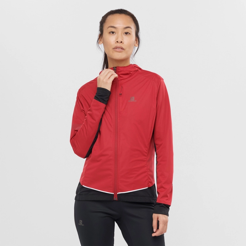 Salomon Light Shell JKT W - női (Red Chili)