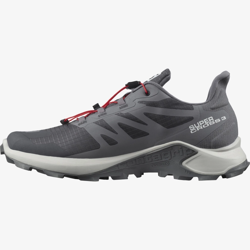 Salomon Supercross 3 - férfi (Ebony/Lunar Rock/Quiet Shade)