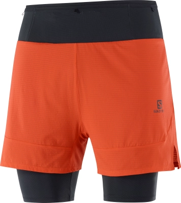 Salomon Sense 2IN1 Shorts M - férfi (Fiery Red) kép