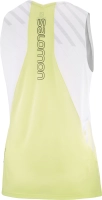 Salomon Sense Aero Tank W - női (White/Sunny Lime/OysterMushroom) thumbnail