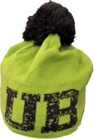 UB Green/Black Knitted Beanie with Pompom -  (Green/Black) thumbnail