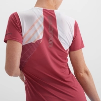 Salomon Sense Aero SS Tee W - női (Wht/EarthRed/Apricot) thumbnail