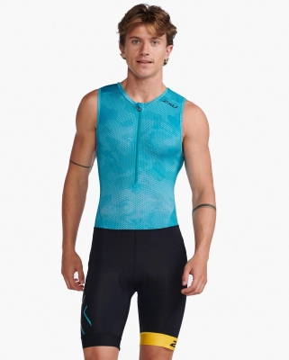 2XU Core Trisuit - férfi (BLK/PAC) kép