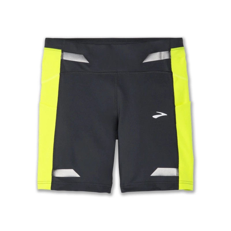 Brooks Run Visible 6 Short Tight - női (Asphalt/Nightlife)