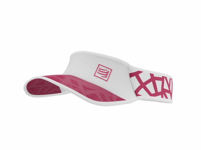 CompresSport Spiderweb Ultralight Visor - White/Deco Rose - (015)